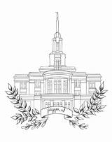 Bountiful Lds Temple Coloring Pages sketch template