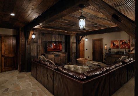 Top 60 Best Rustic Basement Ideas - Vintage Interior Designs