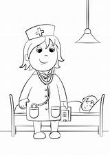 Colorear Ospedale Krankenhaus Disegno Ziekenhuis Kleurplaat Malvorlage  sketch template