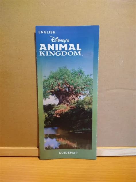 2023 WALT DISNEY World Animal Kingdom Park Guide Map £2.00 - PicClick UK