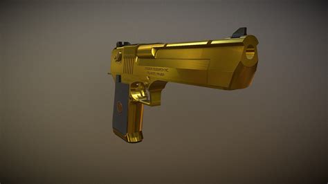 Desert Eagle Gold - 3D model by LukaszKkkk (@LukaszKmak) [4ea101c] - Sketchfab