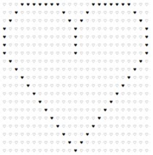 Java: Draw a heart in ASCII-art style based on user input
