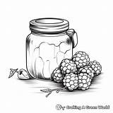 Jam And Jelly Coloring Pages  Free & Printable sketch template