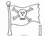 Pirate Flag Printable Coloring Pages sketch template