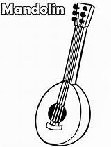 Mandolin Music Coloring Pages & coloring Book sketch template