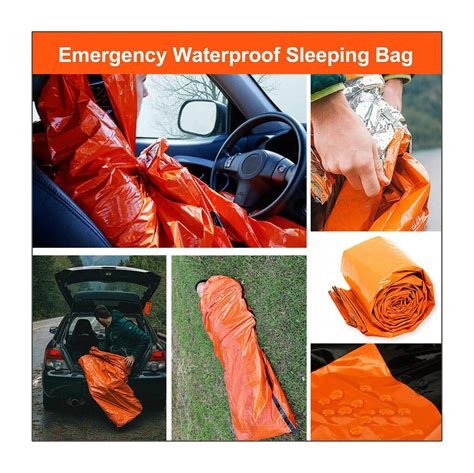 Emergency Waterproof Sleeping Bag - Not sold in stores