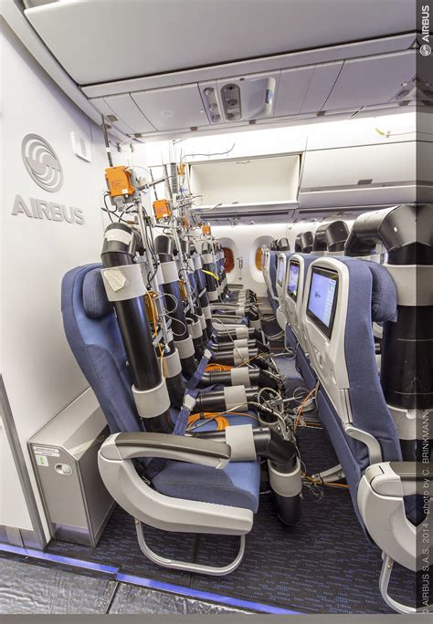 A350 XWB News: A350 Cabin interior unveiled. Plastic pipes with warm ...