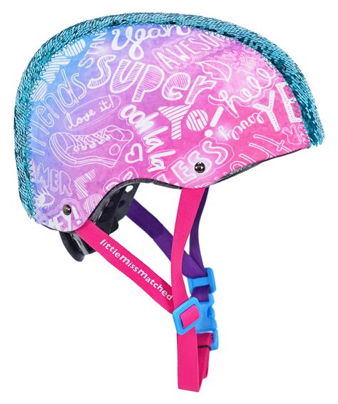 LittleMissMatched Magic Sequin Child's Bicycle Helmet, Teal, Pink ...