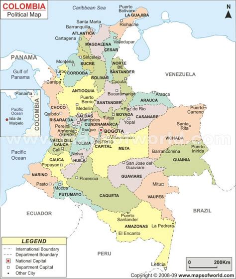 Colombia Map