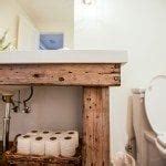 Reclaimed Wood Bathroom Sink | Porter Barn Wood