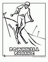 Downhill Skiing Coloring Page  Woo Jr Kids Activities Childrens sketch template