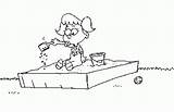 sandbox coloring Page  coloringcom sketch template