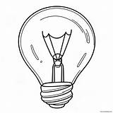 Light Bulb Coloring Page 45083 35633 sketch template
