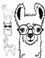Print These Cute Llama Coloring Pages For Kids And Adults sketch template