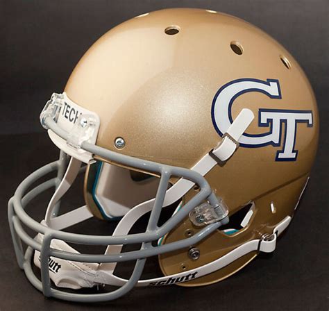 GEORGIA TECH YELLOW JACKETS 1974-1977 Schutt AiR XP GAMEDAY Football ...