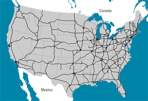 The Interstate Highway System | The Geography of Transport Systems