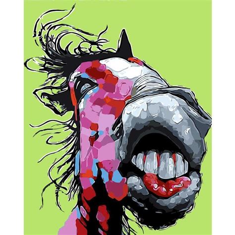 Crazy Horse - DIY Painting By Numbers Kit – Paint Number Shop