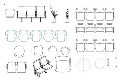 Chair Side View Cad Block ~ Dwg Cadbull | Bocadewasuer