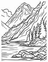 Breathtaking Colorado Coloring Pages To Download sketch template