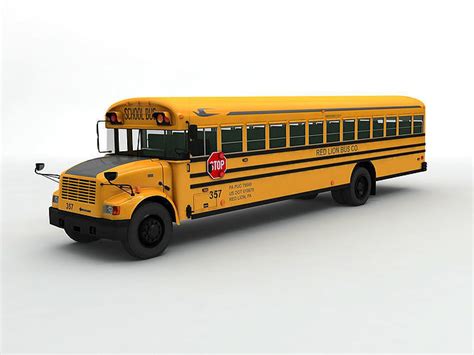 School Bus 3D model | CGTrader