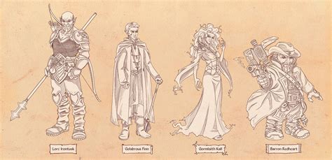 The Glass Cannon RPG Team by raposavyk on DeviantArt