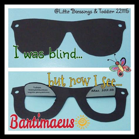 Bartimaeus. I was blind but now I see. - DIY and Crafts 2019 ...