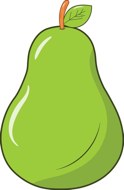 Pear Clip Art Vector Illustration 8085925 Vector Art at Vecteezy