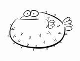 Puffer Fish Coloring Pages sketch template