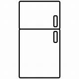 Refrigerator Coloring Page  Team Coloring sketch template