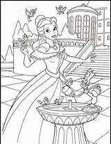 Collection Of Princess Belle Coloring Pages  Free Printable sketch template