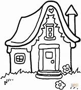 Disegno Di Casetta Da Colorare  Disegni E Stampare Gratis sketch template