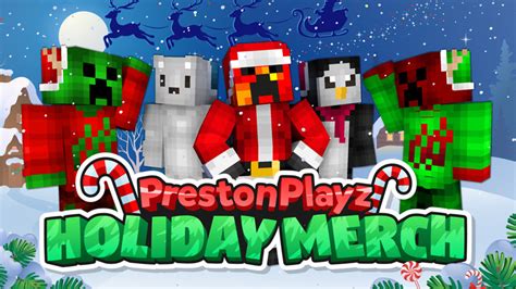 PrestonPlayz Holiday Merch by FireGames (Minecraft Skin Pack) - Minecraft Marketplace (via ...