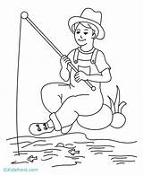 Fly Fishing Coloring Pages sketch template