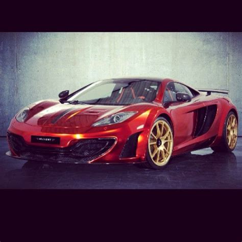 Gloss red and Gold McLaren MP4!! beautiful! Sweet Cars, Sweet Ride ...