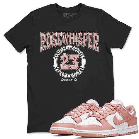 Varsity Sneaker Shirt to Match Dunks Rose Whisper - Etsy