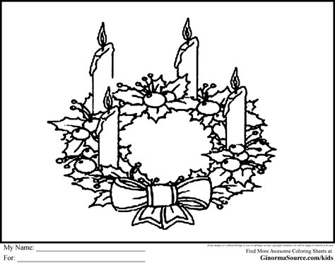 advent wreath craft printable - Clip Art Library