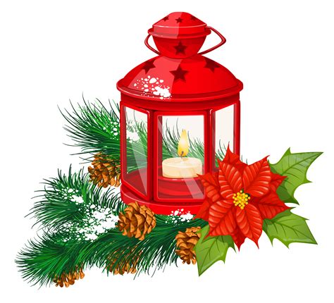 Red Christmas Lantern Transparent PNG Clipart | Gallery Yopriceville ...