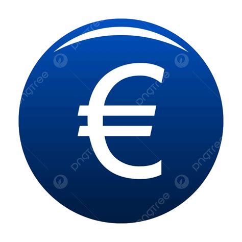 Euro Symbol Clipart Transparent Background, Euro Symbol Icon Vector ...