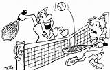 tennis Match coloring Page  coloringcom sketch template