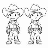 Cowboy Coloring Book PNG Transparent Images Free Download  Vector sketch template