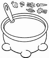 Soup Coloring Pages At GetColoringscom  Free Printable Colorings sketch template