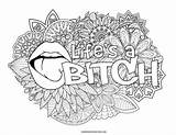 Free Printable Swearing Coloring Pages For Adults  Printables Hub sketch template