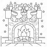 Chimney Coloring Page sketch template