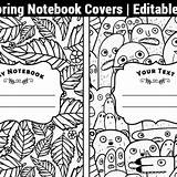 Coloring Notebook Cover  MockoFUN sketch template