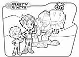 20 Printable Rusty Rivets Coloring Pages sketch template