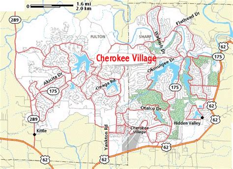 Cherokee Village Pricelist - USA land for sale - owner financing.