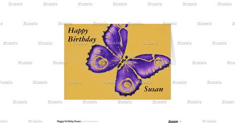 Happy birthday Susan Greeting Card | Zazzle