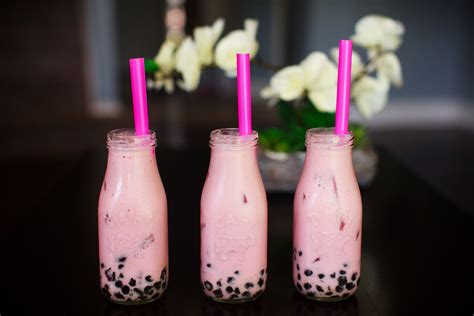 Strawberry Milk Boba Drink Recipe – Caffeine Free – FOOD is Four Letter Word