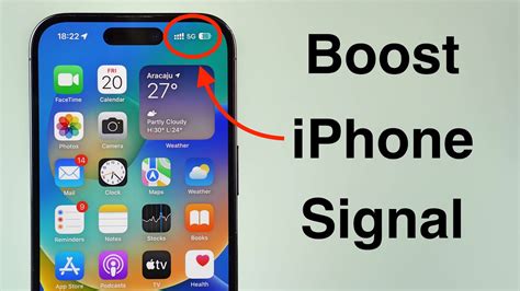 (2023) How to Boost iPhone Signal (Service)! - YouTube