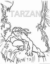 Tarzan Coloring Pages Disney Book Coloriage Dessin Info Printable  sketch template